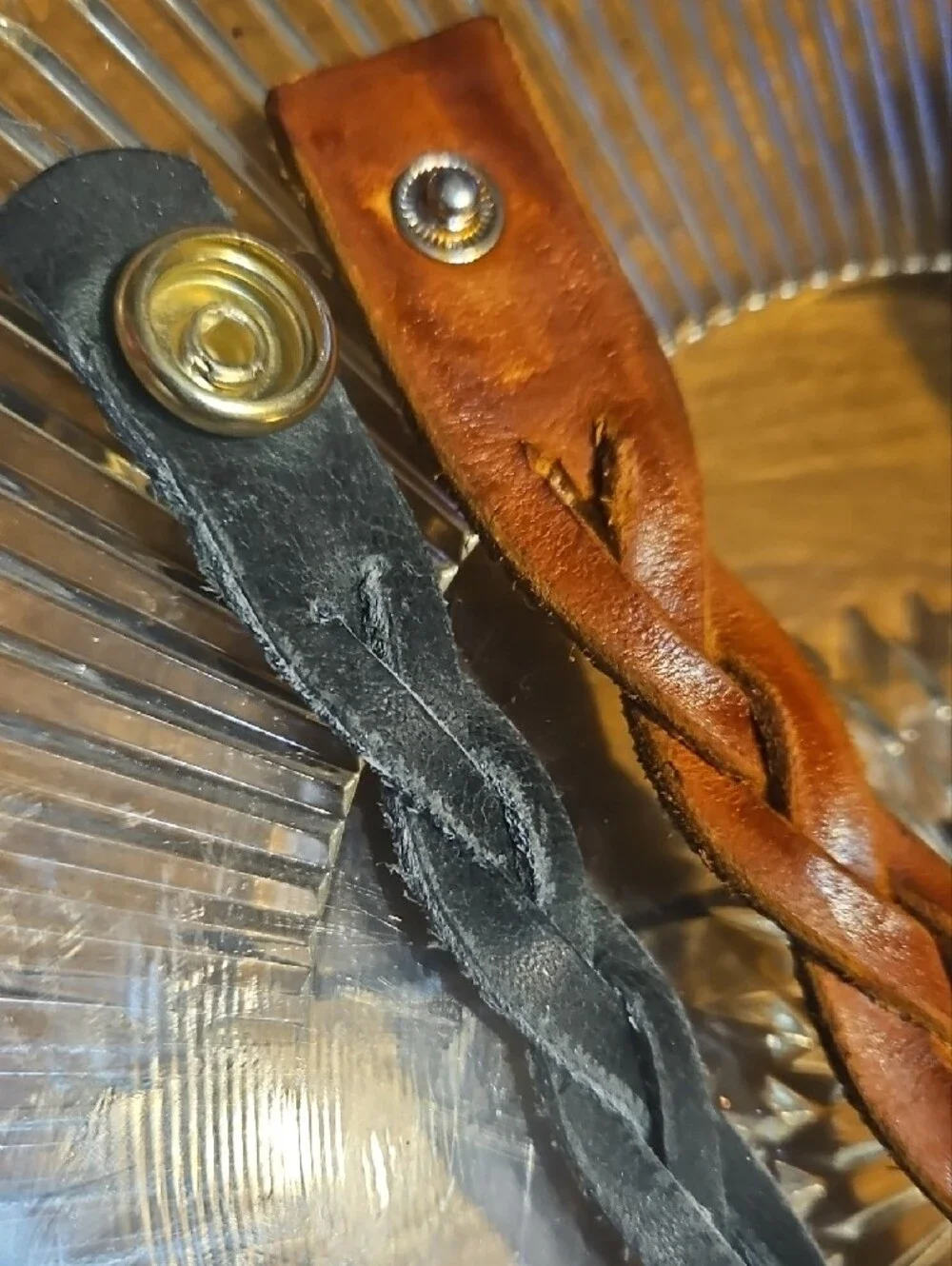 Hand Crafted Mystery Braid Genuine Leather Bracelet Snap Closure NEW CustomOrder